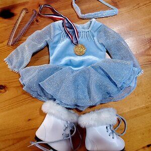 American Girl  COMPLETE RETIRED 2004 Ice Dance Outfit Released in 2002